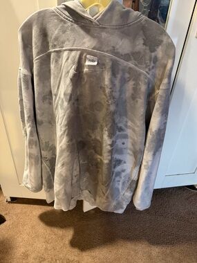 Nike Gray Tie-Dye Pullover Hoodie